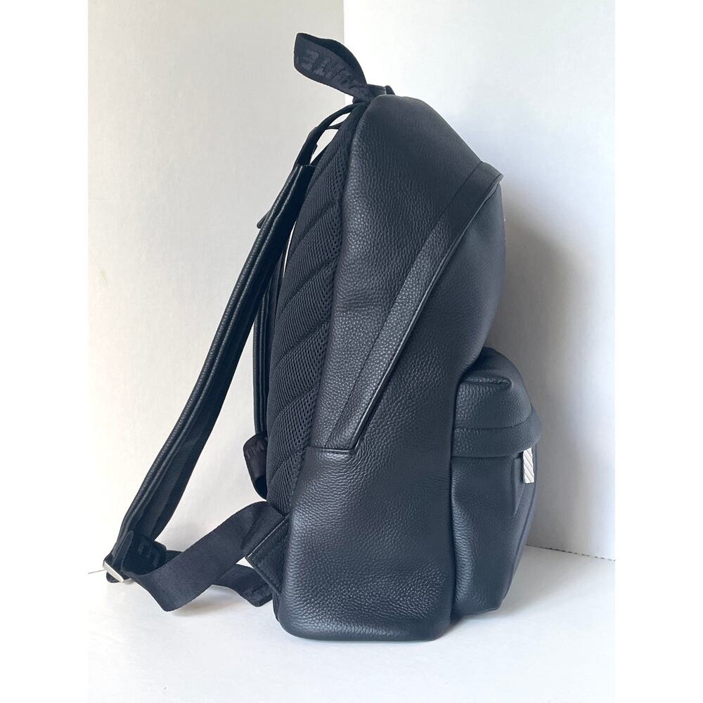 Off-White Industrial Strap Pebbled Leather Backpack Large Diagonal Stripe - Picture 8 of 16